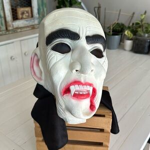 Dracula creepy adult facemask vintage